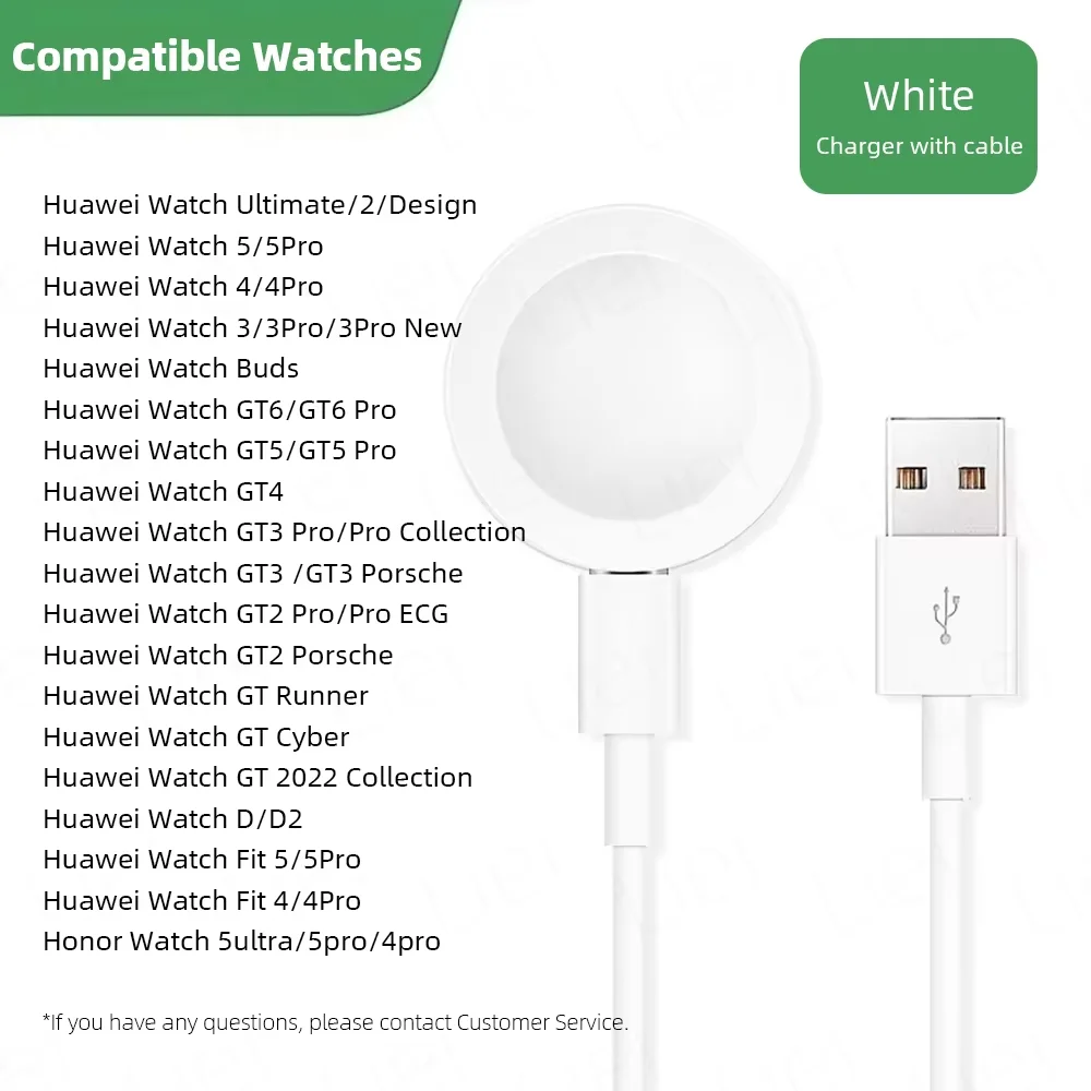 Für Huawei Watch Ladegerät Magnetisches Ladegerät GT6, GT5, GT4, GT3 Pro, Cyber Runner, GT 2022, Watch 5 4 3 Ultimate Buds