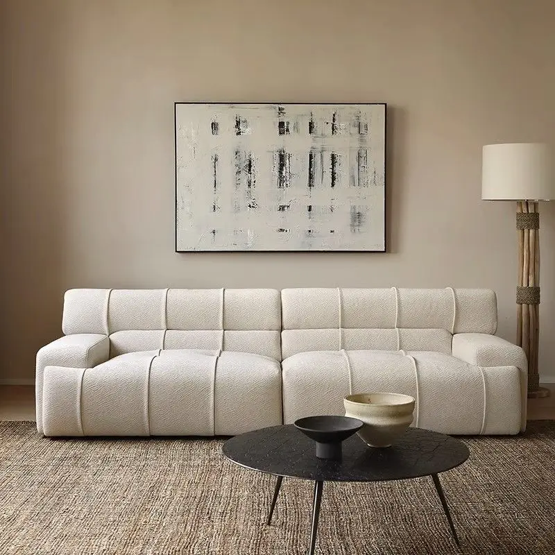Sofa light luxury cream style master design personality retro medieval