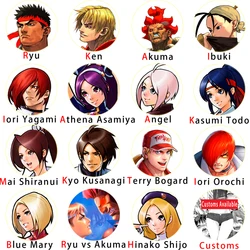 15pcs/lot Street Fighter Characters Stickers for Sanwa OBSF-30 Buttons Qanba Gravity Clear Pushbutton Gamerfinger Button Sticker