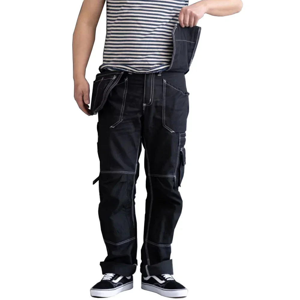 Vintage Uniform Men's Loose Sweatpants Casual Wide-leg Pants Versatile Tactical Pants Large Capacity Casual Sports Retro Pants