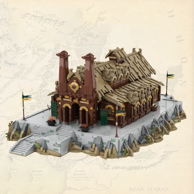 Blocs de construction du film Lorded of Rings Moc Scense, série de collection ultimes, technologie d'architecture, briques d'assemblage, jouet présent