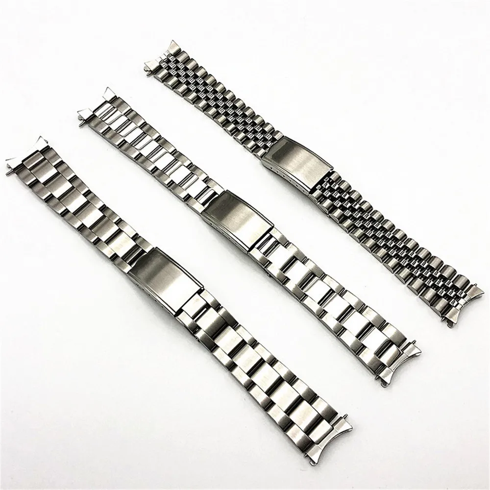 19mm Stainless steel strap for Snxs80 Snxs79 Snxs79k Snxs77k Snxs73 series precision steel watch chain accessories
