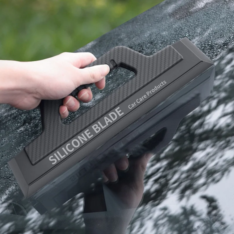 

Скребок для мойки автомобиля — рисунок из углеродного волокна, силикон, безопасный для краски, многофункциональный инструмент для очистки водяных лезвий