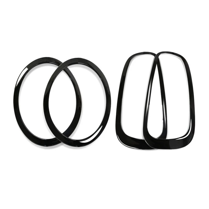 Car Eyebrow Headlight Taillight Frame Rear Lamp Ring Cover Case Loop Stickers For Mini Cooper One S JCW F54 Clubman