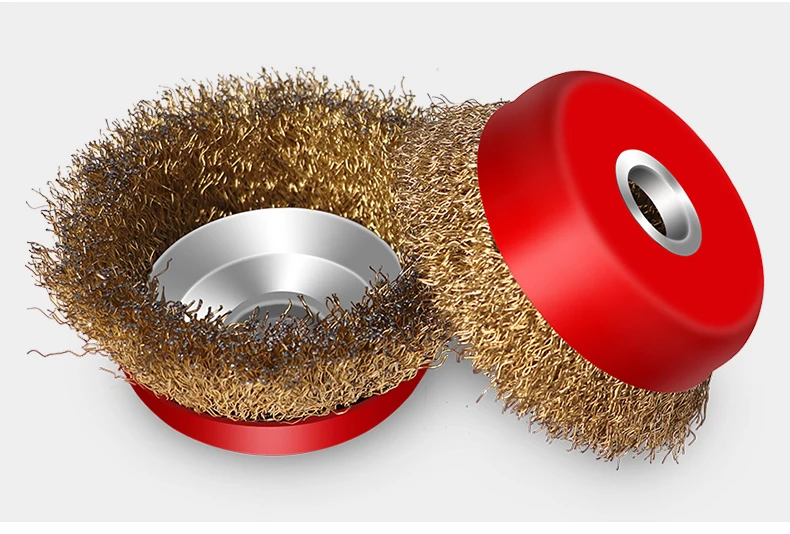 

Steel wire brush Steel wire wheel grinding derusting angle grinder 4 inch iron steel brush