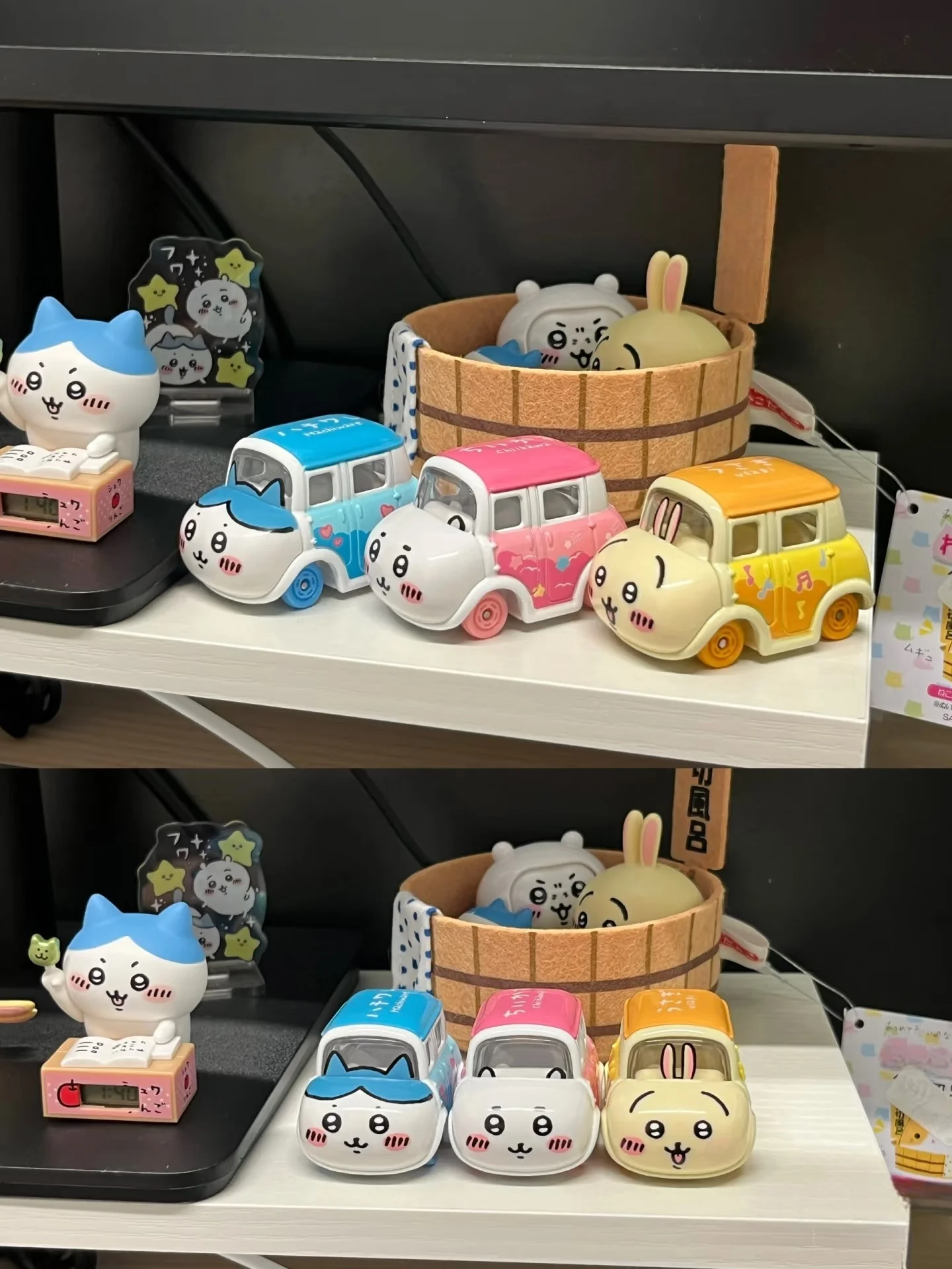 TAKARA TOMY Tomica Chiikawa Hachiware Usagi jouets en alliage véhicule à moteur modèle en métal moulé sous pression cadeau pour les enfants