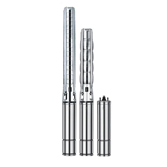 37KW High Head SS304 agriculture Irrigation System Helical Rotor Brushless Submersible deep well solar pump