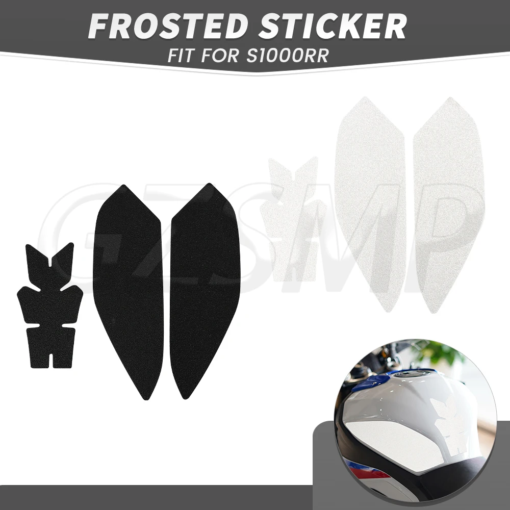 

Motorcycle Fuel Tank Pad fit For S1000RR S1000 RR 2019-2024 Non-slip Frosted Side Fuel Tank Waterproof Pad