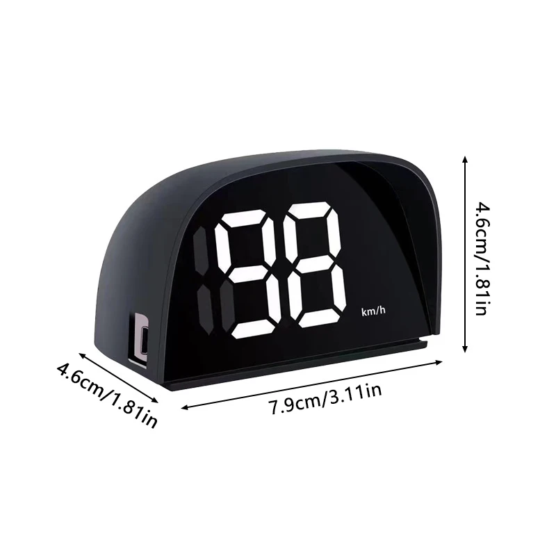 Car HUD Car HeadUp Display Car Global Position System Speedometer Digital Display Speed Meter Electronic Accessories For All Car