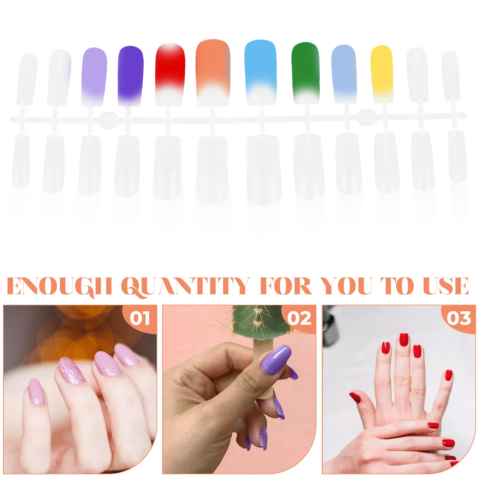 

Durable Clear Fake Nails Tips Easy to Apply and Trim Suitable for Salon Or Home Use Fake Nails Transparent False Nail