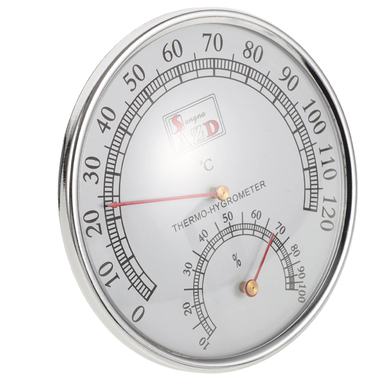 

Sauna Room Hygrothermograph Thermometer Outdoor Temperature Gauge Wall Humidity