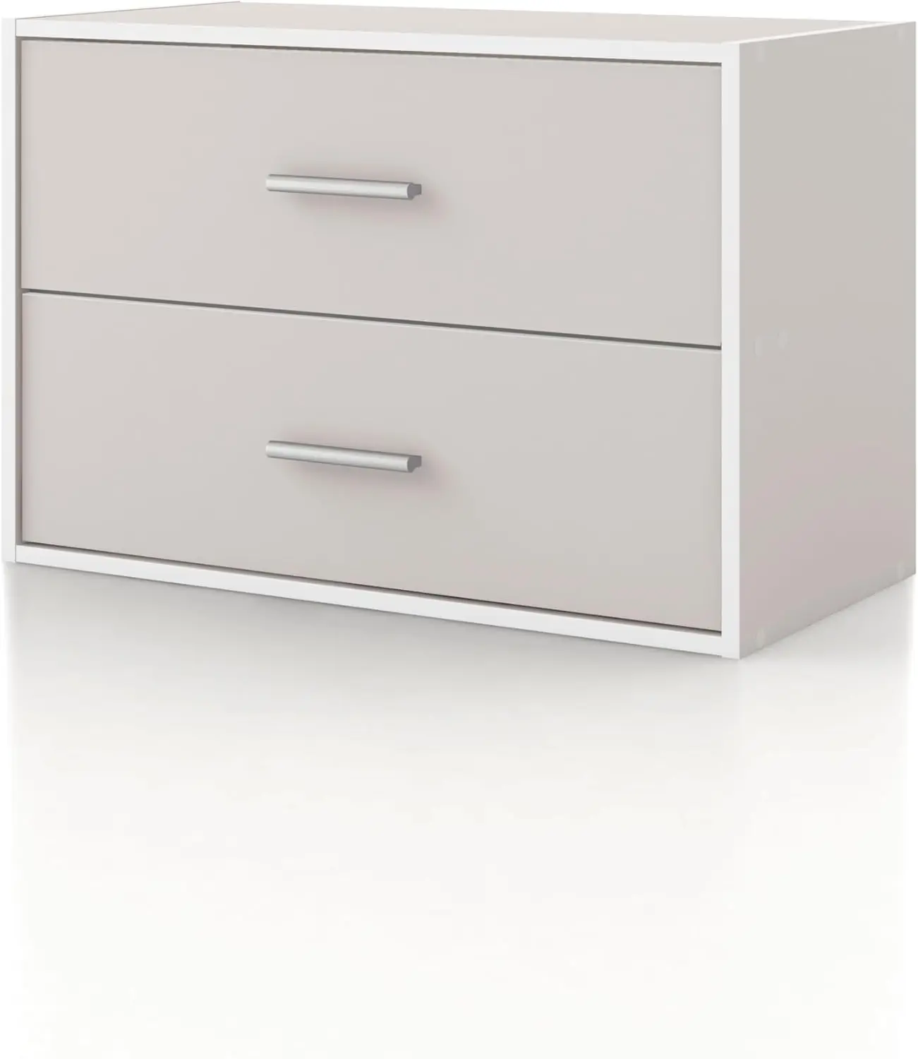 

Apexa 2-Drawer Wooden Stackable Storage Drawers, Small Food Pantry Cabinet, Cajonera De Madera, Underbed Drawer Dorm Teen Room