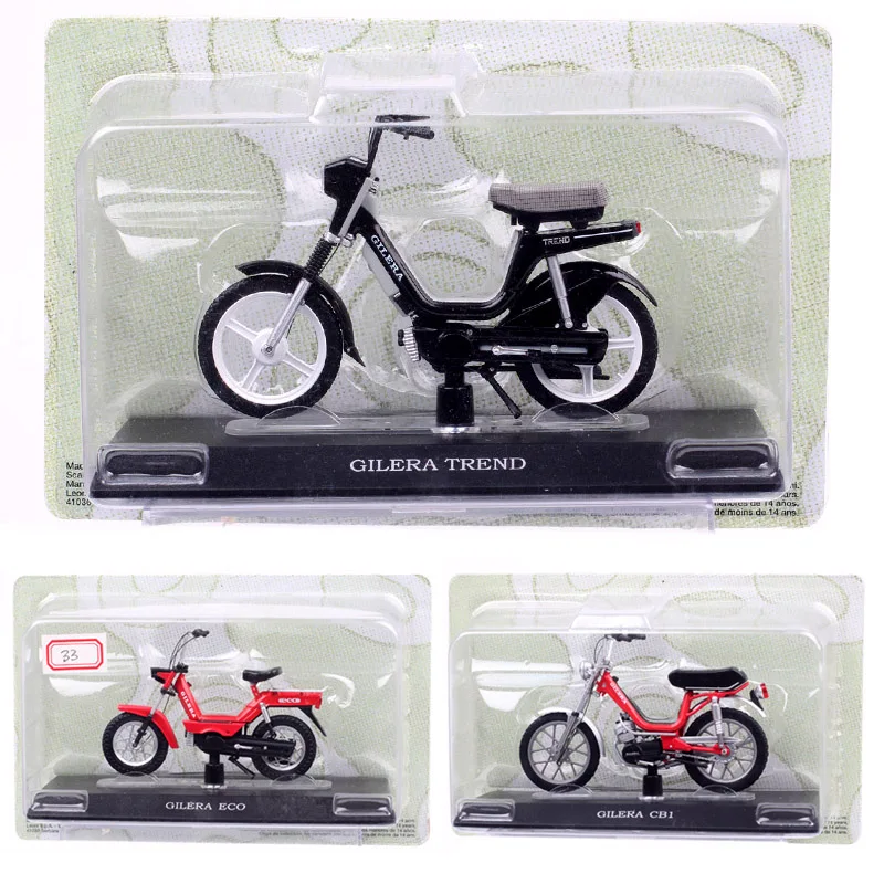 1/18 Scale Tiny Atlas Gilera Trend  ECO CB1 Mofa Moped Model Scooter Bike Diecasts & Toy Vehicles Motorcycle Souvenir Gift