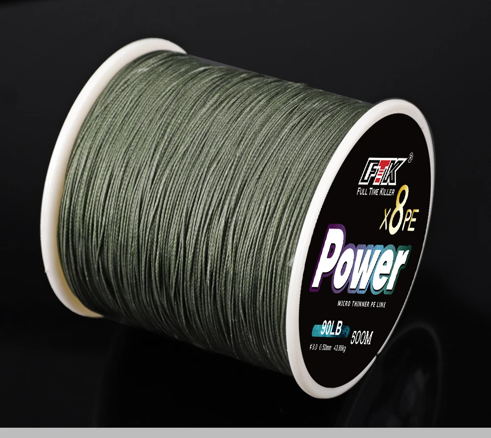 FTK 8 Geflochtener Draht 300m 0,8 # -10.0 # 15LB-110LB 5 Farben Geflochtene Angelschnur mit Hoher Abriebfestigkeit – Detail 10