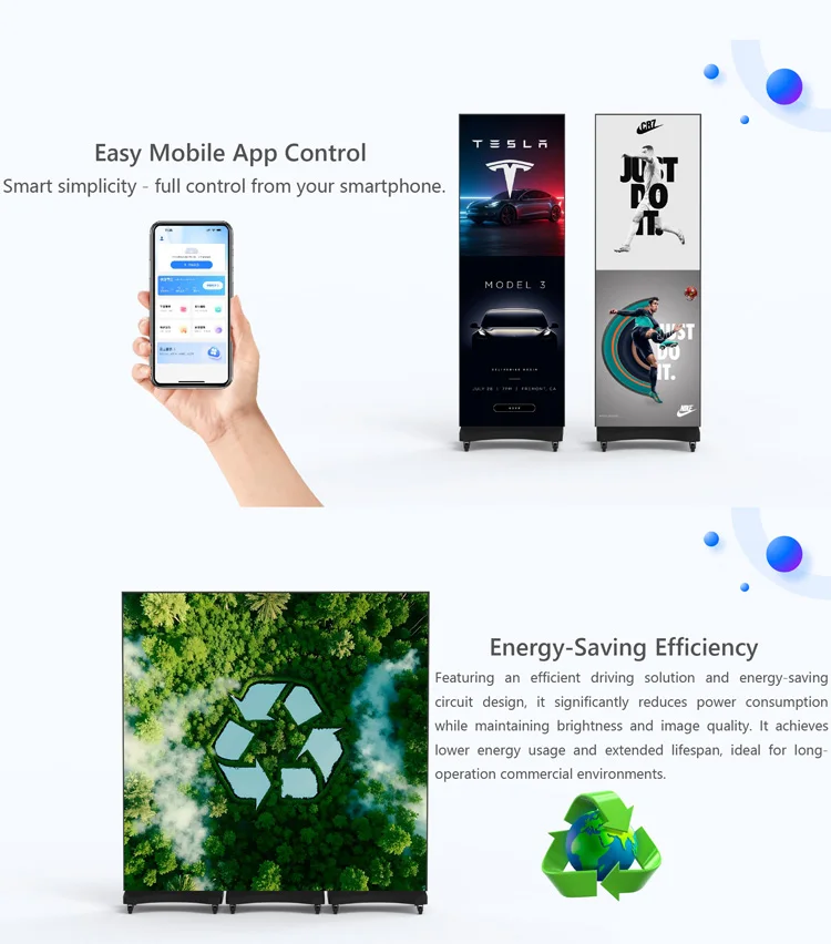 Cutting-edge Technology Led Poster P0.9 Modular Splicing Led Display Solution Led Backpack with Screen for Museums