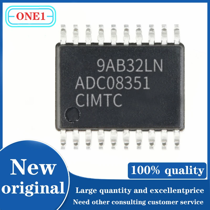 

10PCS/lot ADC08351CIMTC ADC08351CIMTC/NOPB IC ADC 8BIT 20TSSOP IC Chip New original