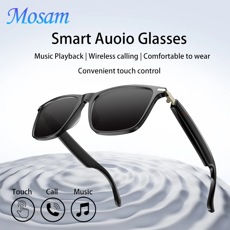 

M01 Смарт-очки IP68 Водонепроницаемые солнцезащитные очки Bluetooth Вызов умные очки наушники УФ-защита Bluetooth 5,4