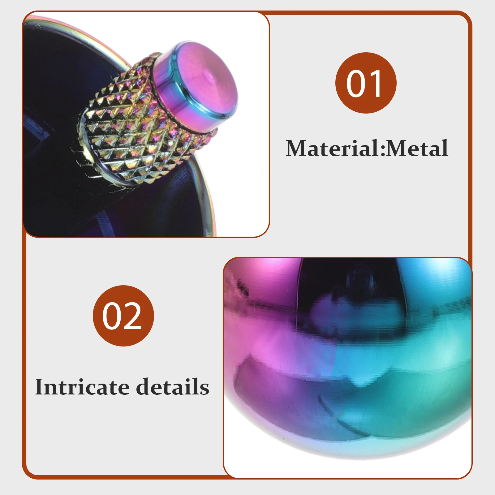 정밀하게 제작된 금속 자이로스코프 회전 팽이, 데스크탑 재미, 균형 도전, 성인 및 어린이용, 피젯 감각 활동, 사무실용