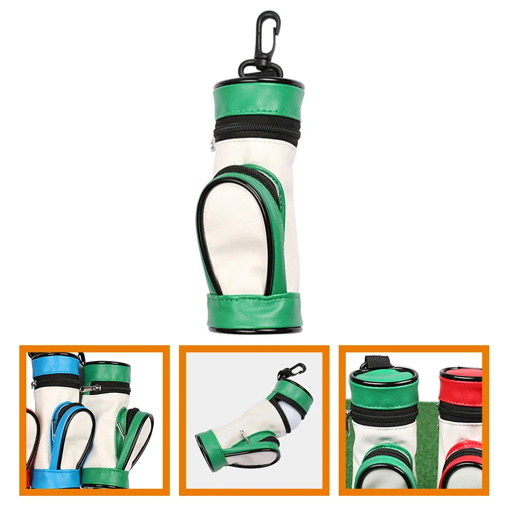 حقيبة جولف من البولي يوريثان خفيفة الوزن محمولة وقابلة لإعادة الاستخدام وحامل كرة مدمج لتدريب الجولف والمسابقات وتصميم موفر للمساحة