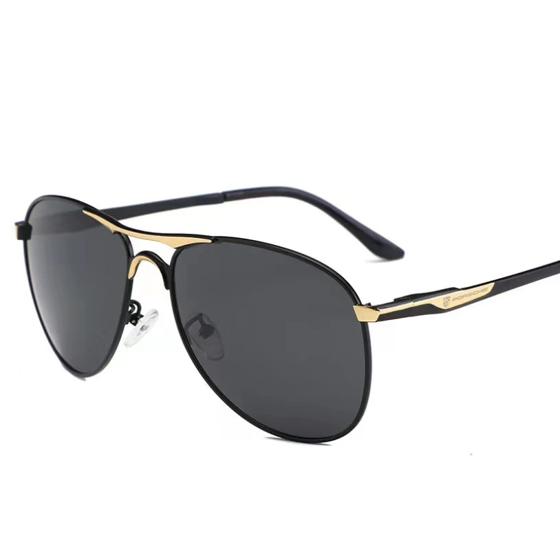 Lunettes de soleil polarisées de conduite pour hommes, marque de luxe haut de gamme, anti-absorbe ouissement, Boxster Cayman, broderie enne 911 Macan Panamera