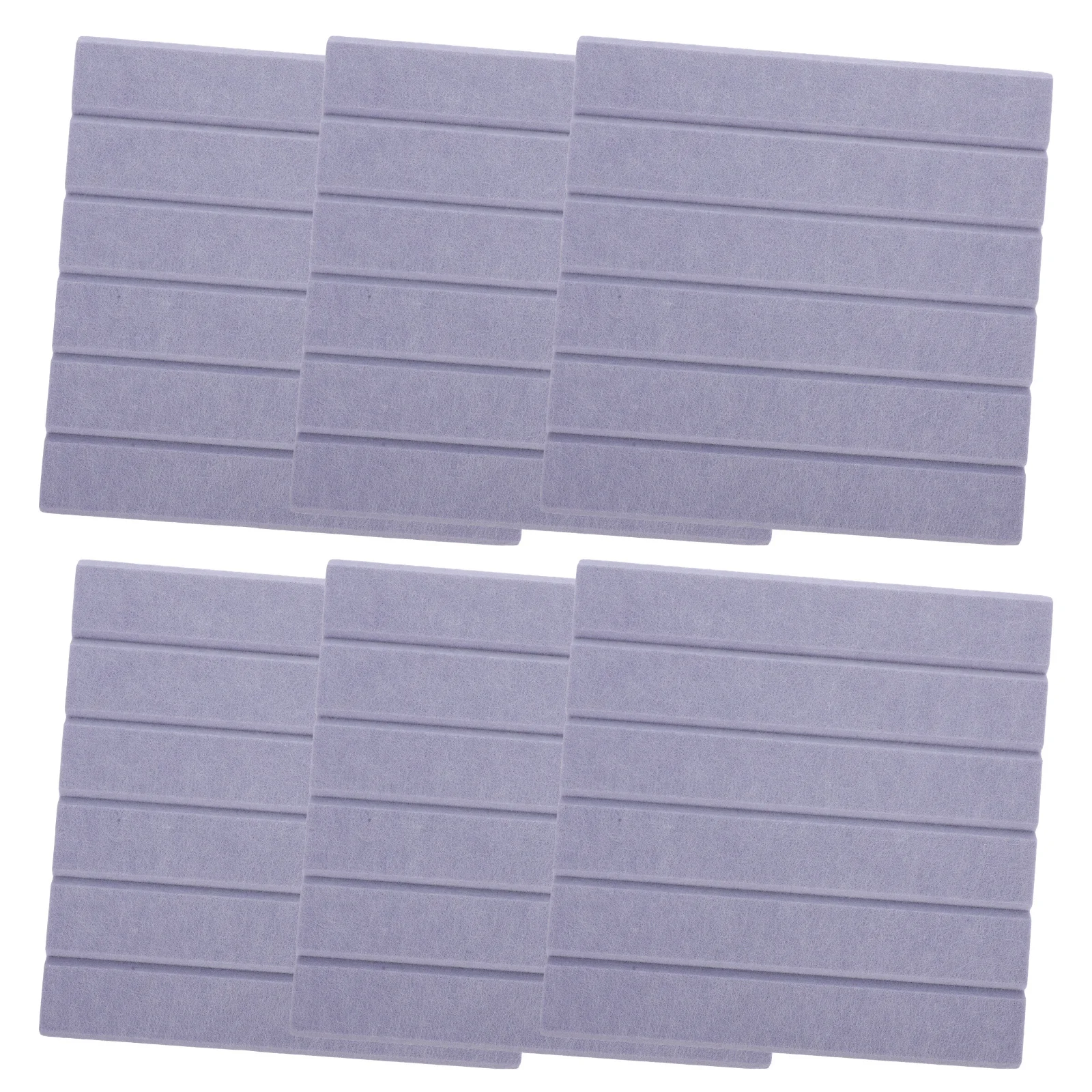

6Pcs Felt Wall Tiles Self-Adhesive Bulletin Board for Office Home Organization Photo Display Sound Absorbing Panels