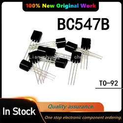 20-200PCS 100% Original BC547B TO-92 N-Channel TO92 BC547 Enhancement Mode Field Effect Transistor New Original