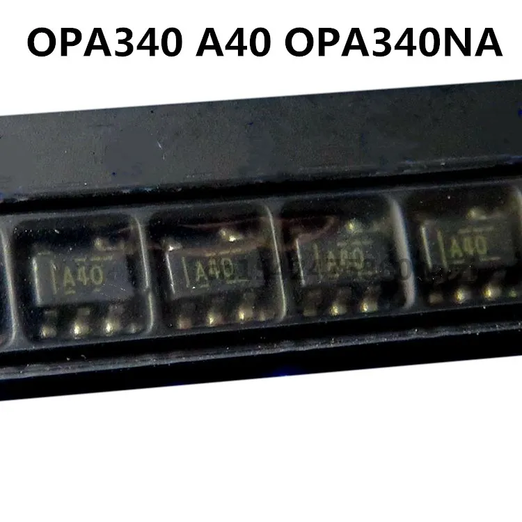 Original 10pcs/  OPA340 OPA340NA/250 OPA340NA/3K A40 SOT23-5 