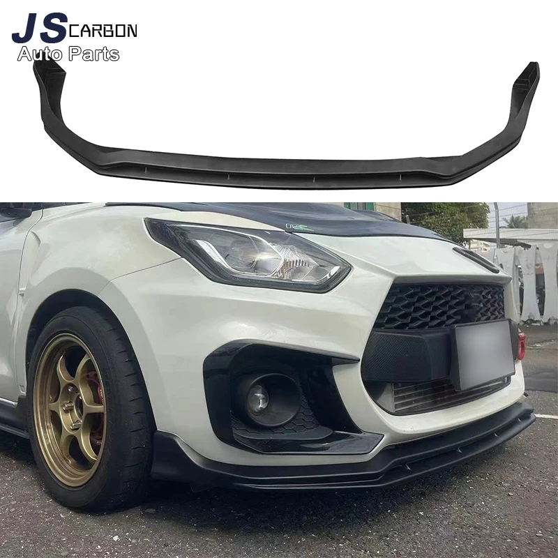 for 2018-2024 Suzuki Swift Sport ZC33S ABS material car front bumper splitter lip Body kit Spoiler diffused front shovel lip