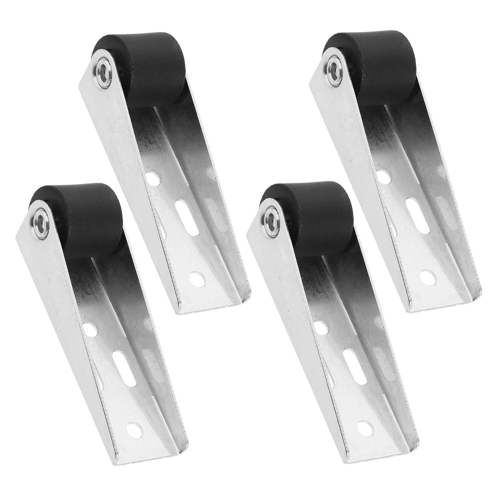 

4Pcs Sliding Door Bottom Support Wheels Ultraquiet Strong Loadbearing Precision Bearings Dual Installation High Wearresistance