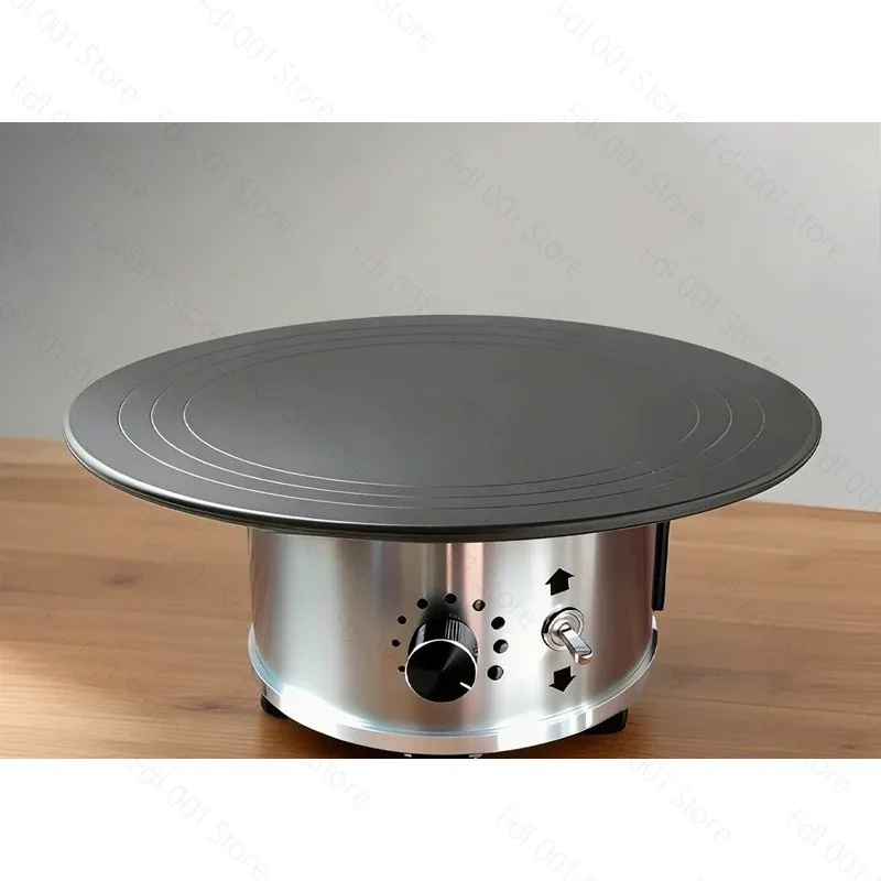 12-Inch Electric Cake Turntable 220V, Aluminum Alloy Non-Slip Base – Professional Rotating Stand for Baking, Frosting & Icing
