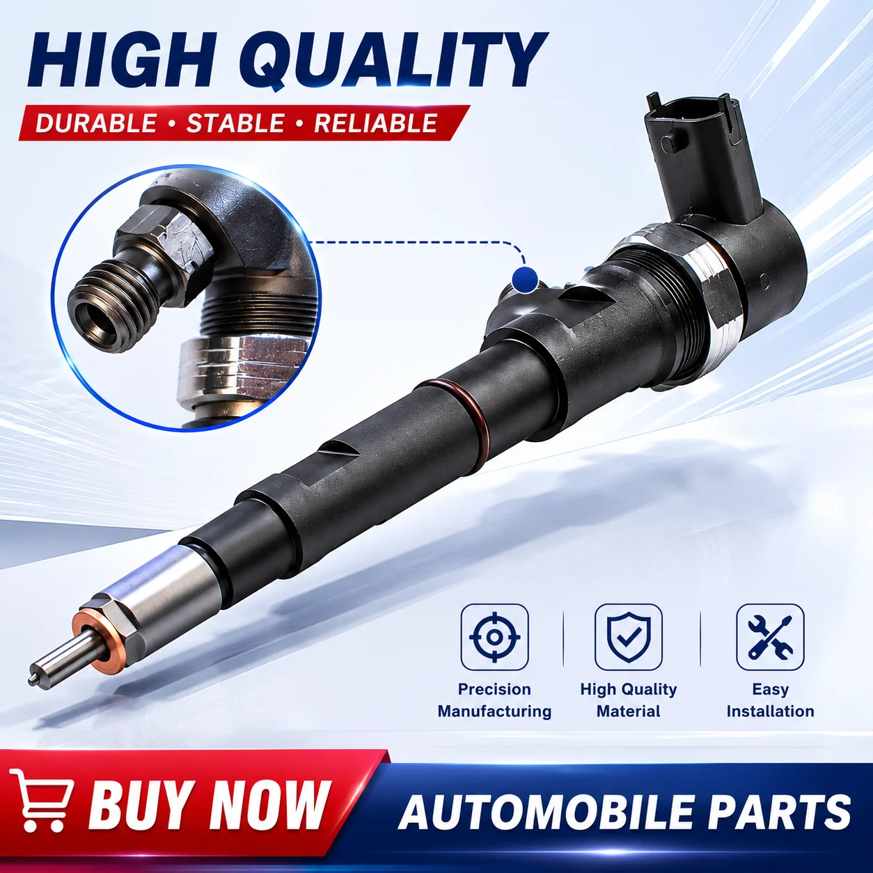 0445110186 0445110730 Fuel Injectors 0445110610 0445110451 0445110248 For BOSCH Auto Diesel Common Rail Injection System YE2928