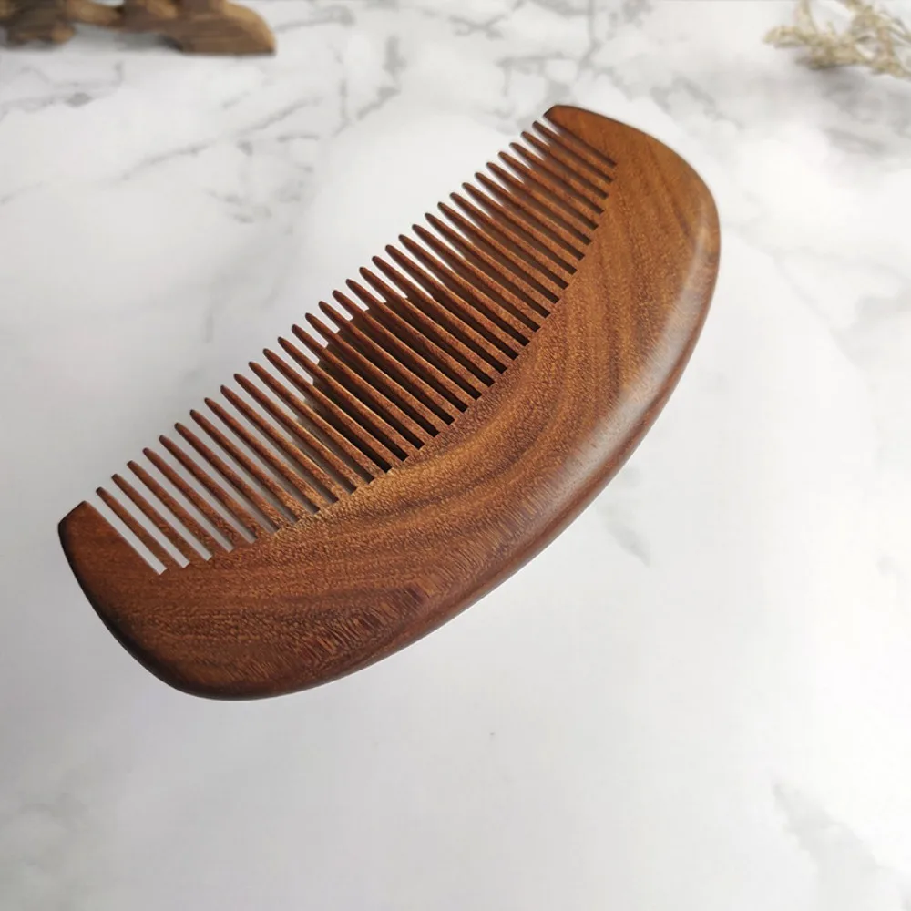 

Hot Natural Labor Wooden Comb Meridian Massage No-snags Wood Comb Straight Curly Hair Massage Comb Girl