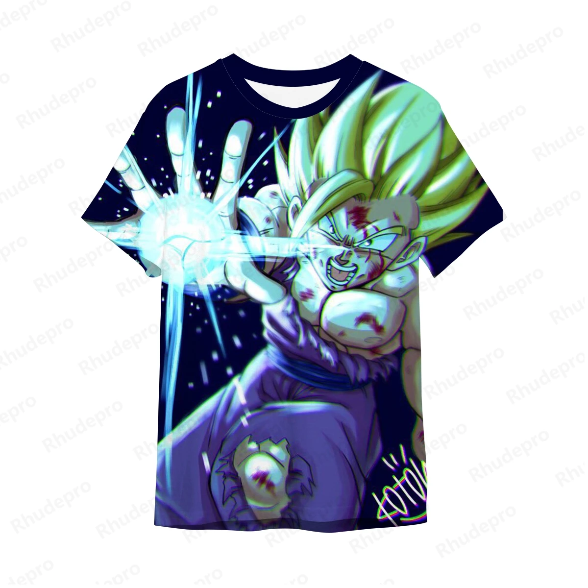 Dragon ball Anime camicia da ragazzo oversize t-Shirt da uomo Trend Goku abbigliamento vegetale per bambini manica corta 2024 camicie 5XL top