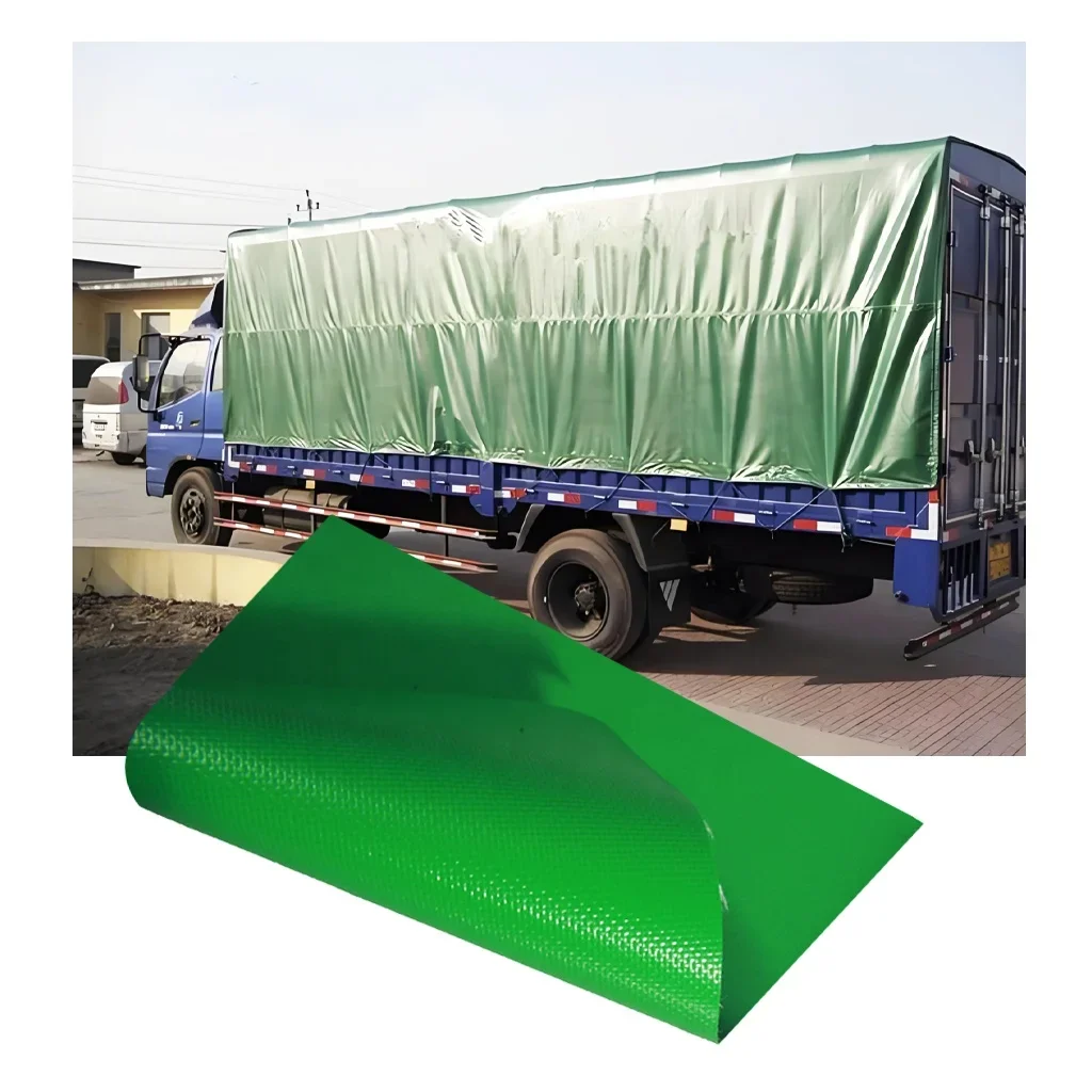 

【From China】1000D 20X20 610GSM Factory Coated Truck Cover Weather-resistant Uv-protected Pvc Tarpaulin for Truck and Cargo Cover