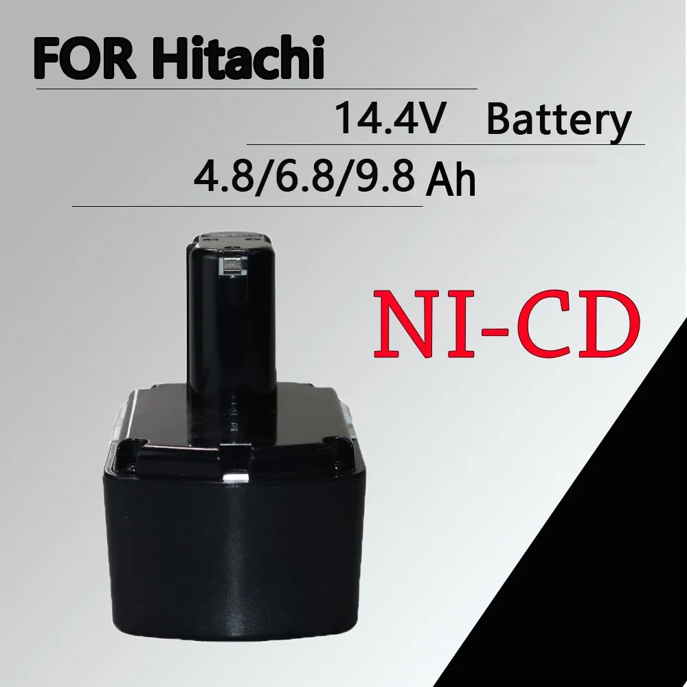 14.4V 4.8/6.8/9.8Ah Rechargeable Battery For Hitachi EB1414S EB14B EB1412S 324367 EB14S DS14DL DV14DL CJ14DL DS14DVF3 NI-cd