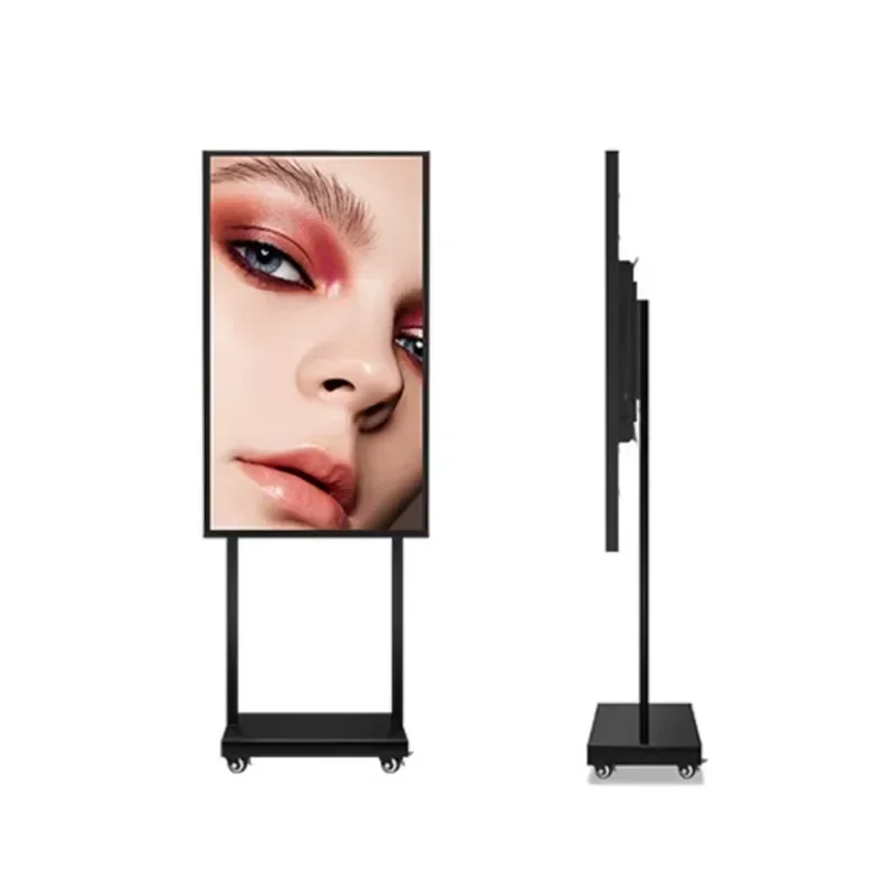 43-inch removable poster advertising machine supports 1920x1080, with 1000 5000 high-brightness display window semi-outdoor