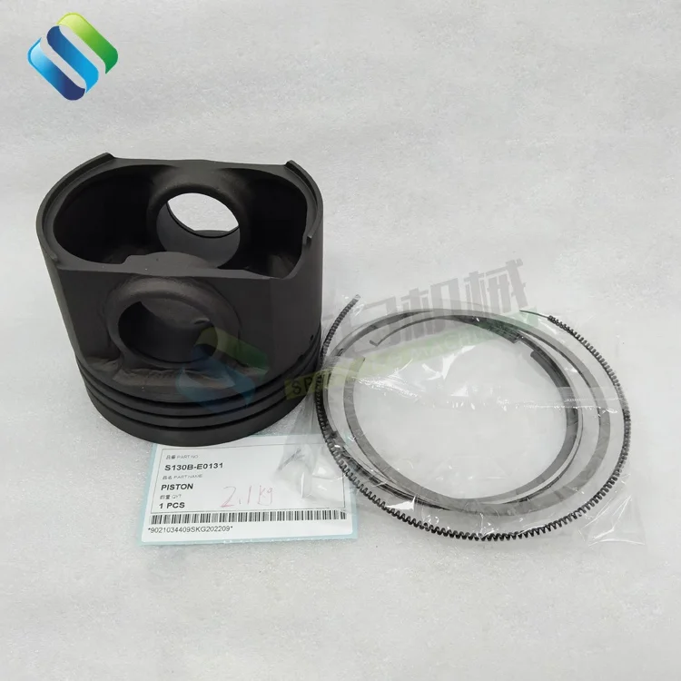 SKGM S130B-E0131 J05E J07E J08E Excavator Machinery Parts Piston S130B-E0131