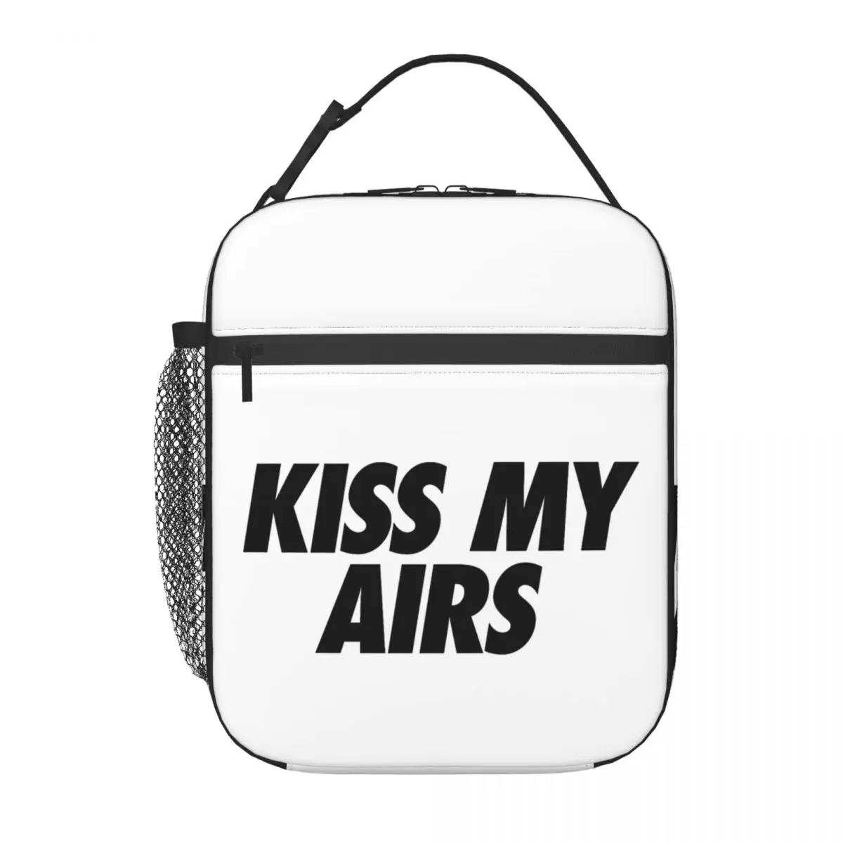 Kiss My Airs Thermal Insulated Lunch Bag Women Resuable Lunch Tote for Work School Travel Multifunction Food Box