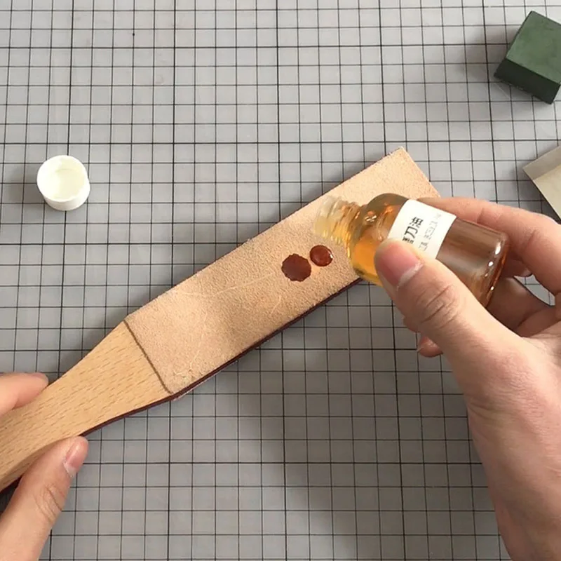 New Knife Sharpener Polishing Leather Leather Article Polishing Fixed Angle Sharpener Tool Leather Set Honing Strop