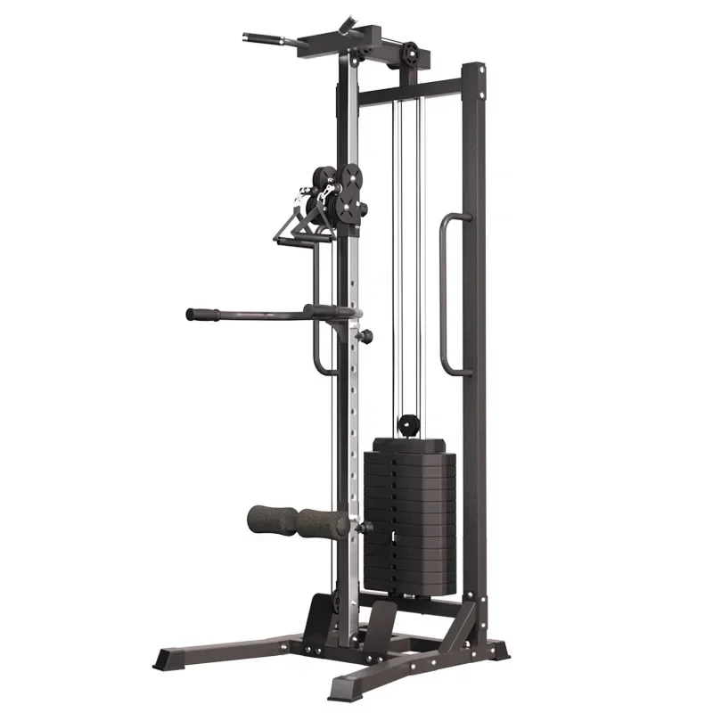 Multi functional home fitness equipment, single-sided bird high and low pull integrated professional strength trainer