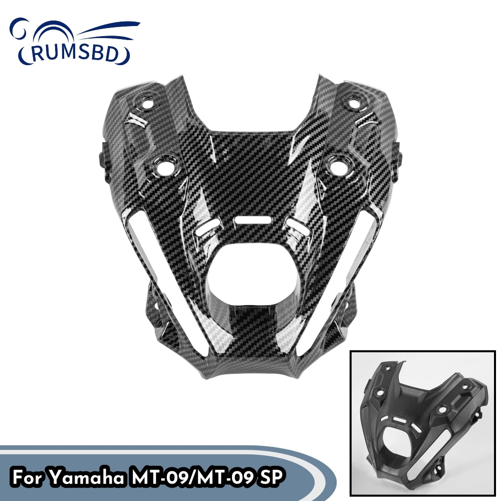 MT 09 Motorcycle Inner Front Headlight Cover Fairing For Yamaha  MT-09 SP 2021 2022 2023 Headlamp Mask Guard Beak Cowl Protector