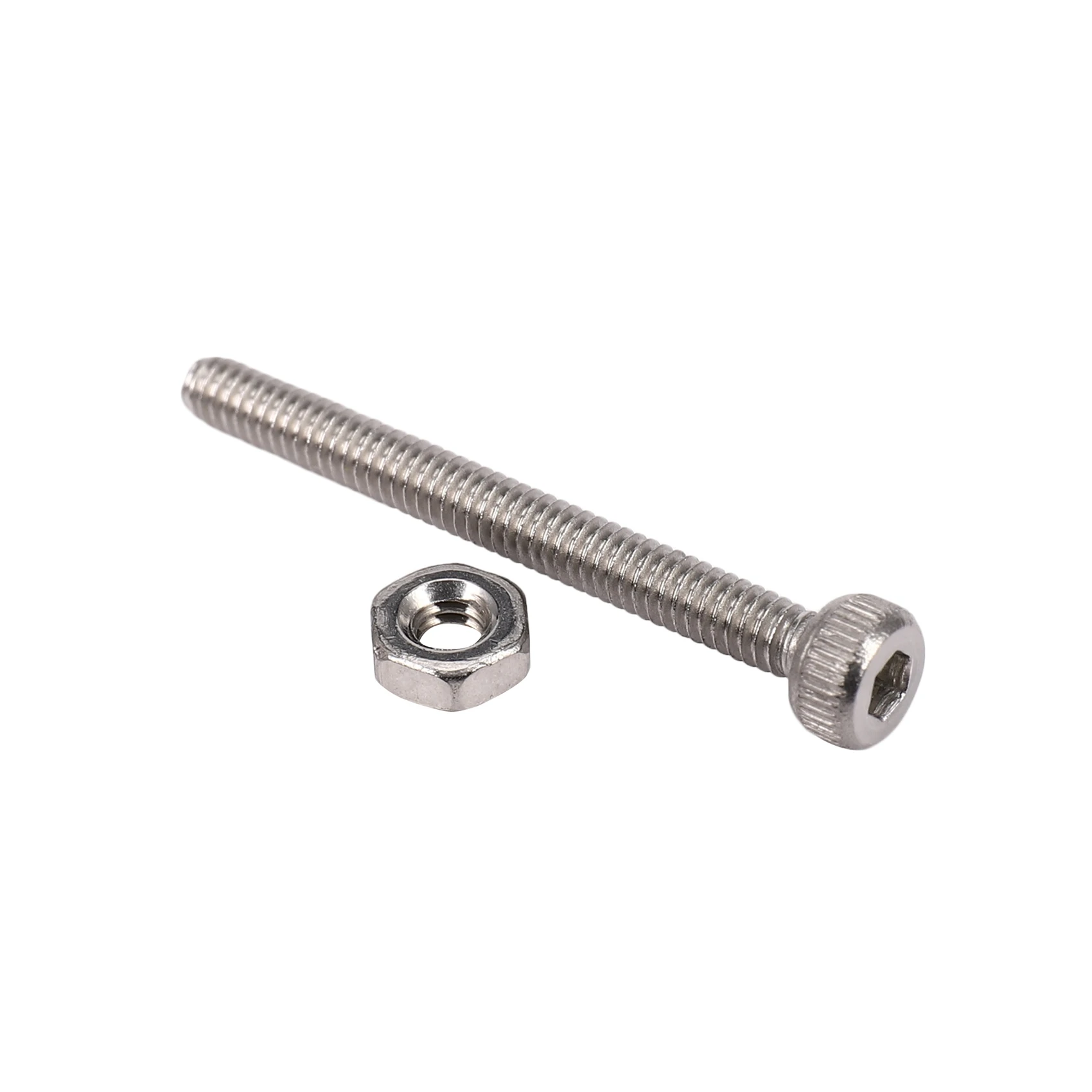 

AS94-M2 X 20Mm Long Hex Socket Knurled Cap Screws Bolts Nuts Set 80Pcs