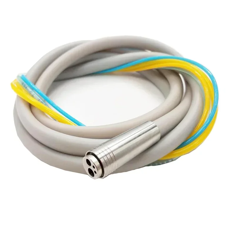 

Dental Hose Tube With Connector 4 /2 Holes For High Speed Handpiece Dentistry Material