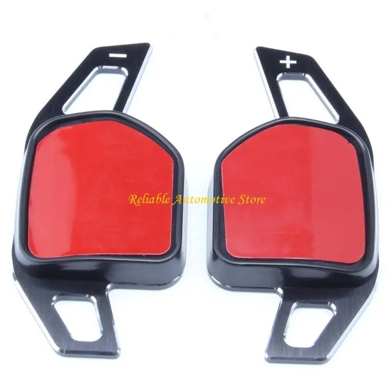 

M68B 2Pcs Aluminum Alloy Shifter Extensions Car Steering Wheel Paddle Shifter Extension Auto Accessories
