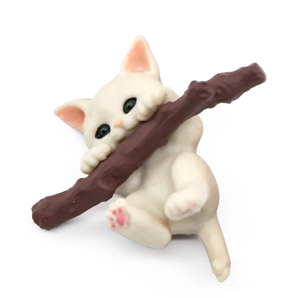 Car Pendant Ornaments Cat lovers Auto Interior Rear View Mirror Cute Branch Cat Hanging Decoration Dangle Trim Accessories