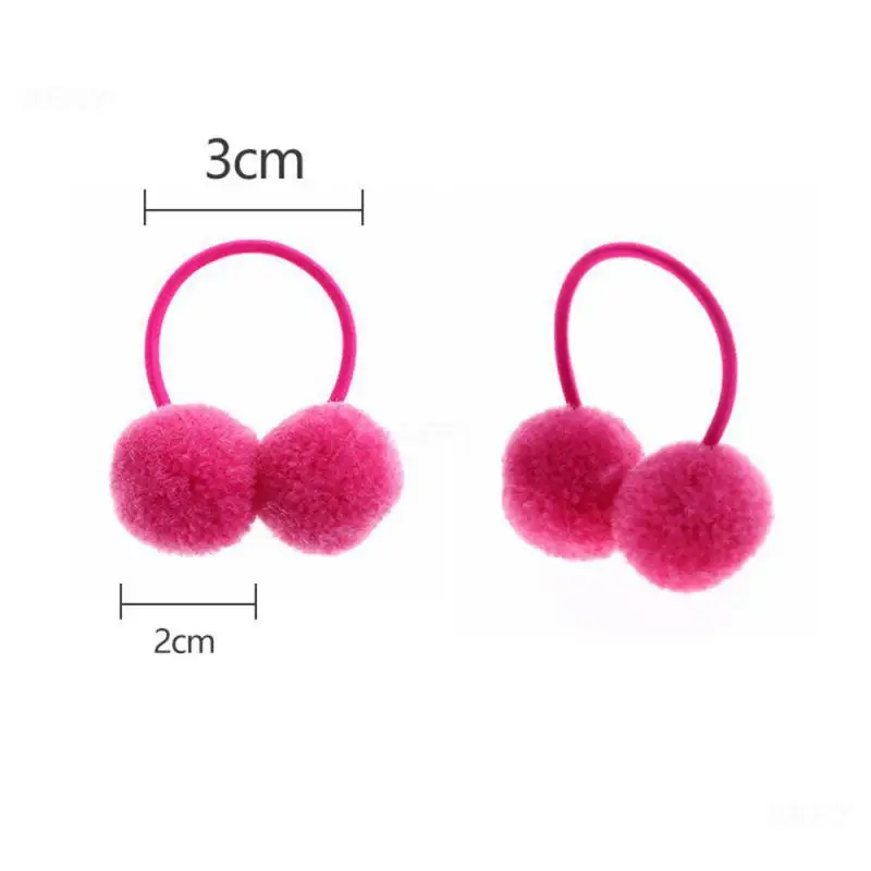 Hair Accessories Soft And Comfortable Fur Ball Fashion Hair Accessories Pom Pom Top Rated Kids Hair Accessories Hair Rope