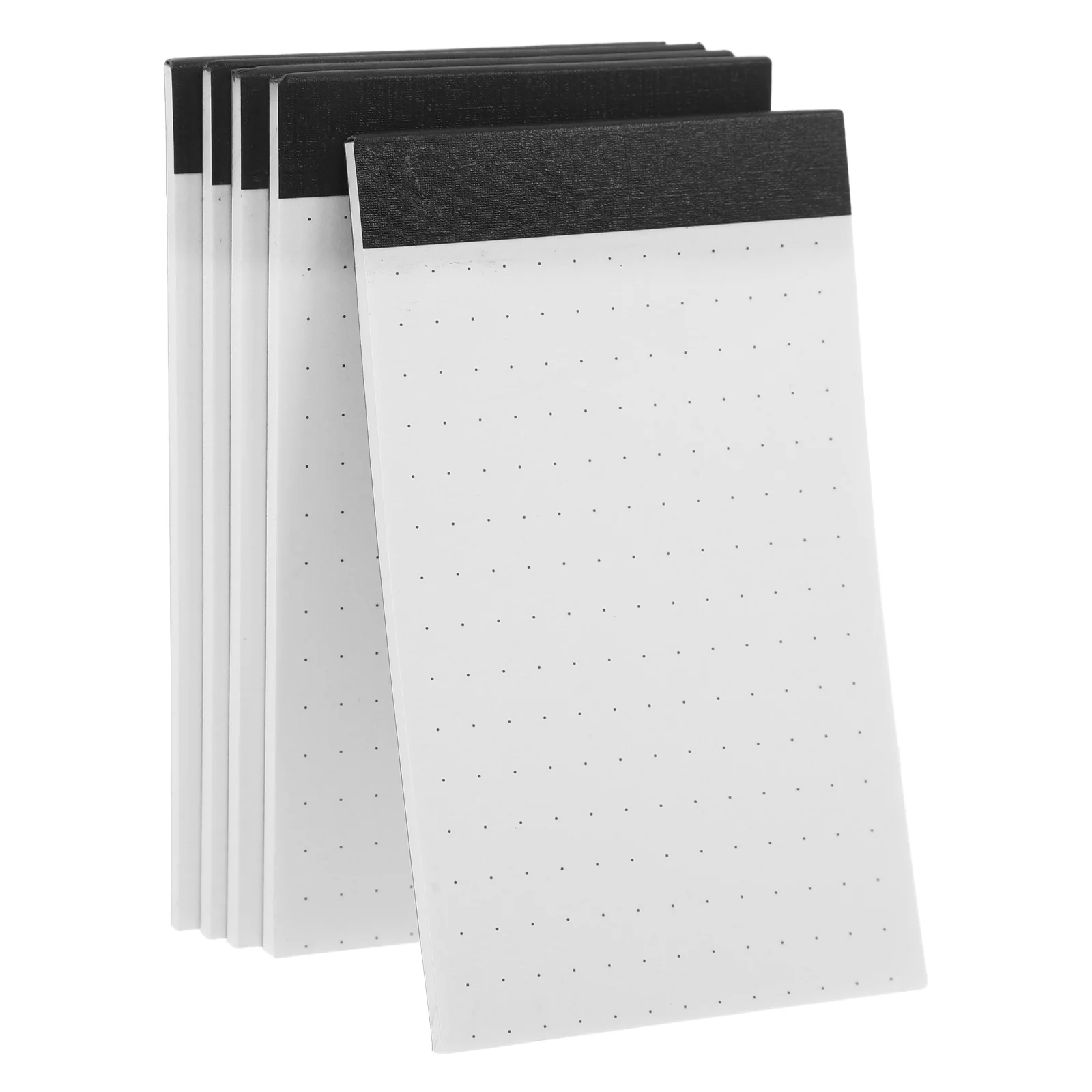 

5 Pcs Note Pad Dot Paper Notebook Grid See Through Sticky Notes Index Cards Reusable Mini Notepads