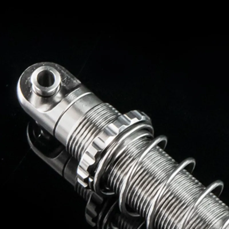 

LESU RC Parts Metal Shock Absorber with Adjustable Spring 80mm/ 90mm for 1/10 Scale RC Crawler Car DIY Model Vehicle Toy TH22755