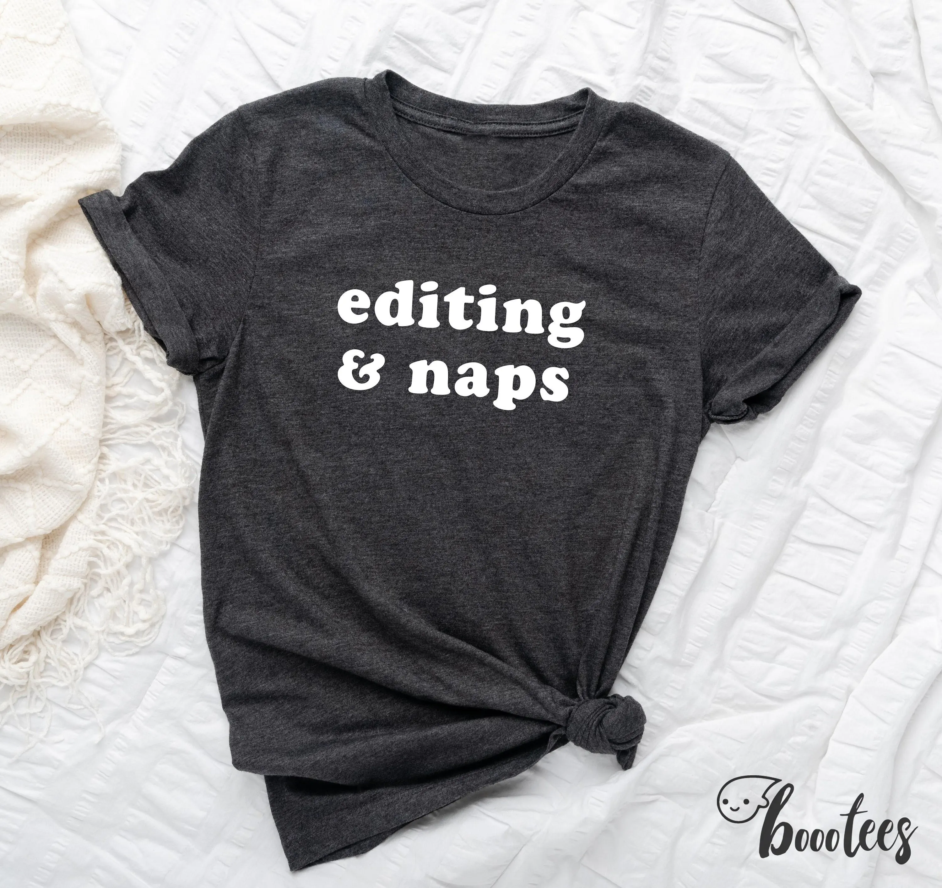 Editing And Naps T Shirt Idea For Editor Present Streamer Reading Streaming Film Video Videography Production