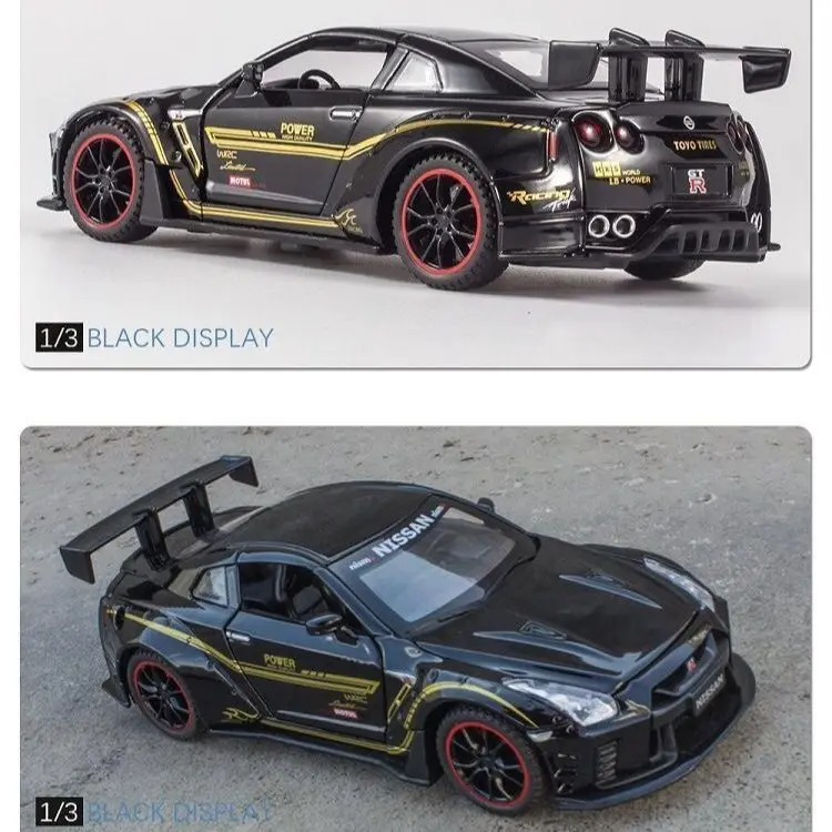 GTR R35 Alloy Car Shell Body Shell 116mm Wheelbase for Nissan 1/28 Rc Car  DriftArt XRX DRZ HGD1 MINI-Q Wltoys